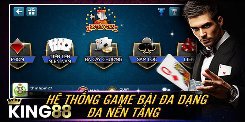 Tính năng nổi bật của game bài King88